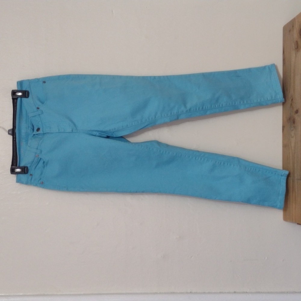 Talbots Sky Blue Curvy High Rise Stretch Ankle Jeans Size 8 - Picture 3 of 12